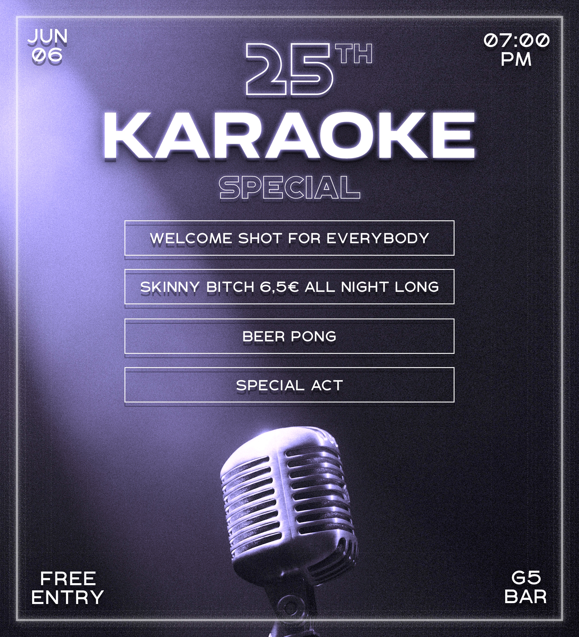 G5 - KARAOKE Night