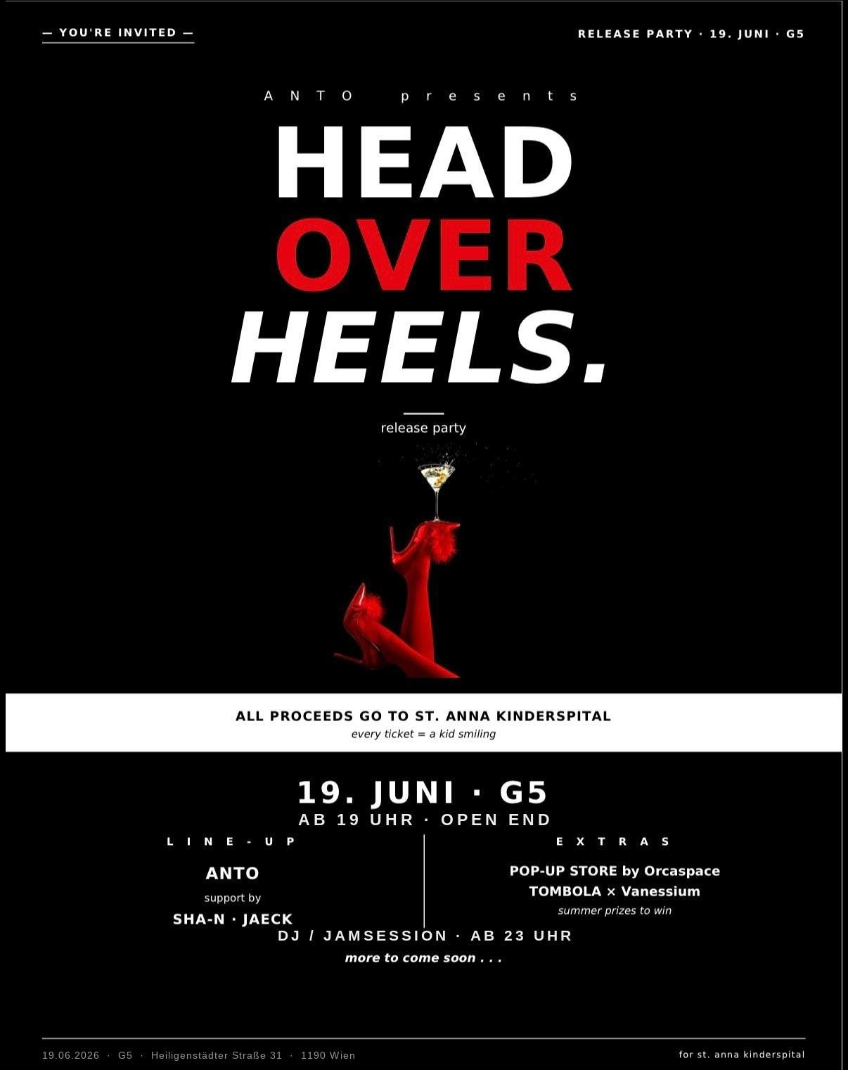ANTO - Head over Heels Release Show