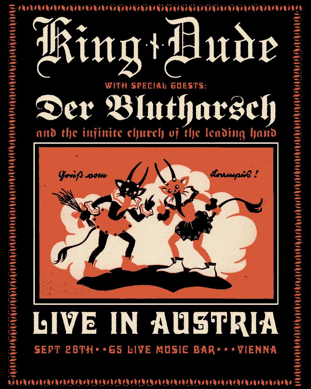 KING DUDE - Der Blutharsch and the infinite church of the leading hand